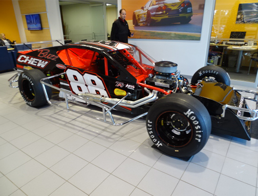 THE BUZZ CHEW RACING TEAM'S MODIFIED RACER