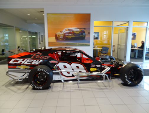 THE BUZZ CHEW RACING TEAM'S MODIFIED RACER 4
